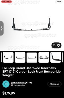 Jeep SRT/Trackhawk front lip