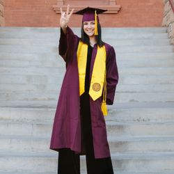ASU Graduation Cap and Gown