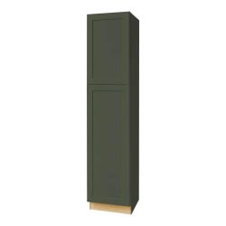 Tall Two-Door Pantry Cabinet in Green