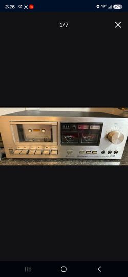 Vintage Pioneer CT F505 Stereo Cassette Tape Deck Japan