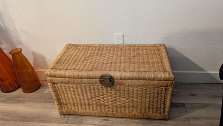 Rattan Storage Trunk