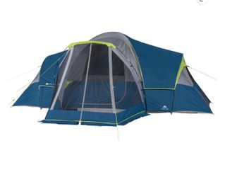 Ozark Trail 10-Person Dome Tent with Screen Porch, 3-Room Family Camping Tent