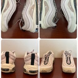 Nike Air Max 97 Pale Pink Violet Ashe Women's Size 9 Athletic Shoes 921733-602