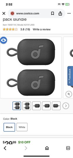 Soundcore Two Pack Bluetooth Speakers