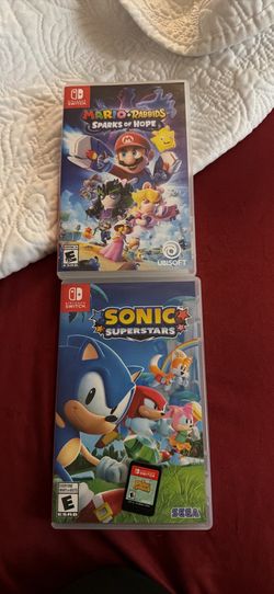Nintendo switch games animal crossing, sonic, Mario