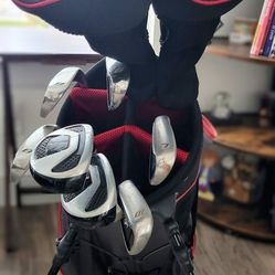 top flite golf clubs left handed set