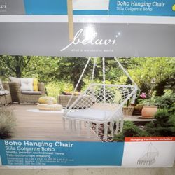 Boho Hanging chair (New in box) OBO