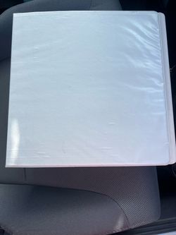 White 3-Ring Binder