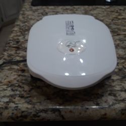 Used George Foreman Small Grill With Drip Dishes
