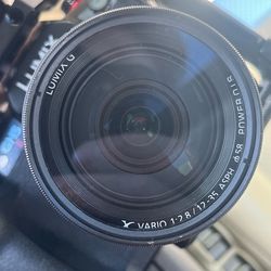 (Needs Repair for Full Function) Panasonic Lumix G X Vario 12-35mm f/2.8 Power O.I.S. lens