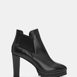 AllSaints Black Leather Boots