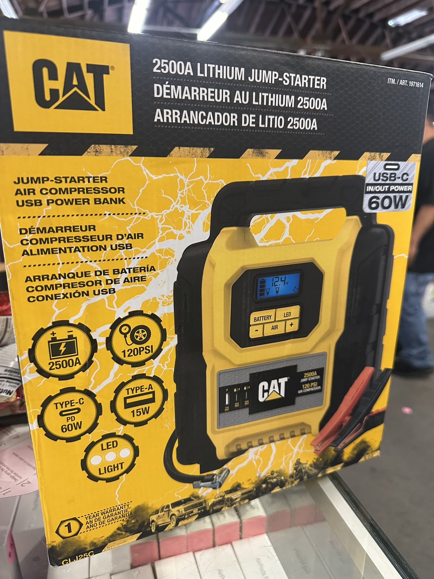 CAT 2500 Jump-Starter 4 In 1