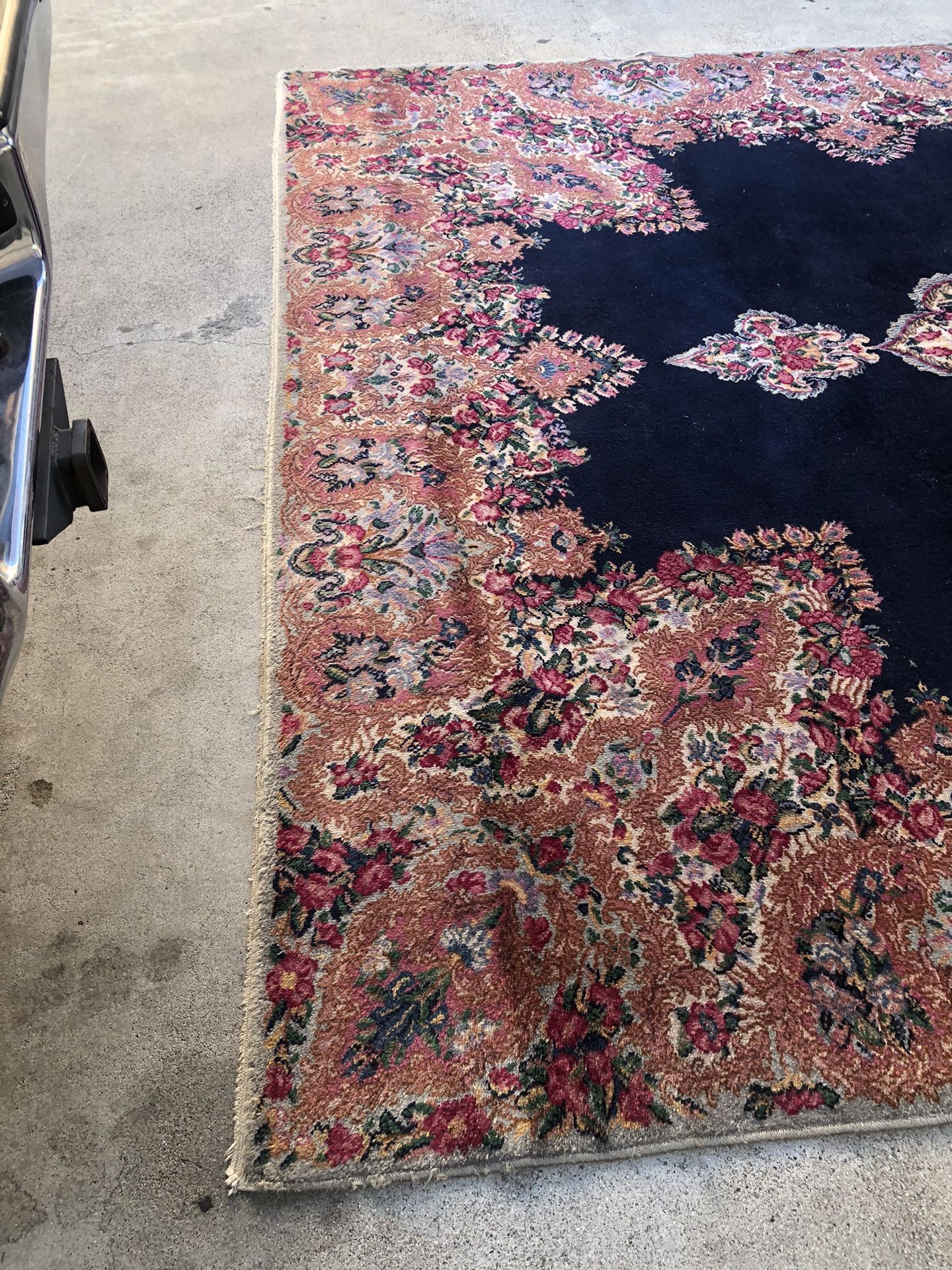 Vintage Kara's tan Kidman Wool Rug 9'x12'