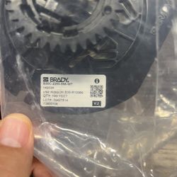 Brady B30C-2250-595-WT Indoor/Outdoor 2.25" x 100', Vinyl Film w/Permanent Adh  Use for printers: I3300, i5300 BBP 30, 31, 33, 35, 37 S3000, S3100