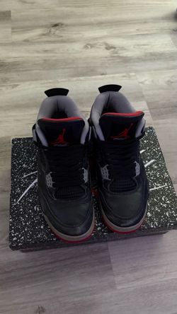 Air Jordan 4 Bred Retro Sneakers