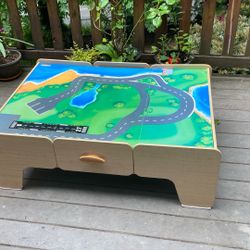 Kids Play Table with Drawers