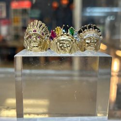 Mens Indian Head Rings