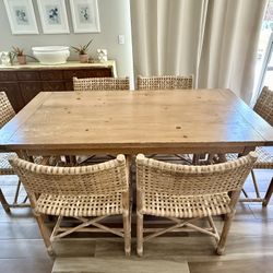 McGuire Antalya Chairs & Table 