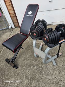 Bowflex 1090 With Stand And Weight Bench