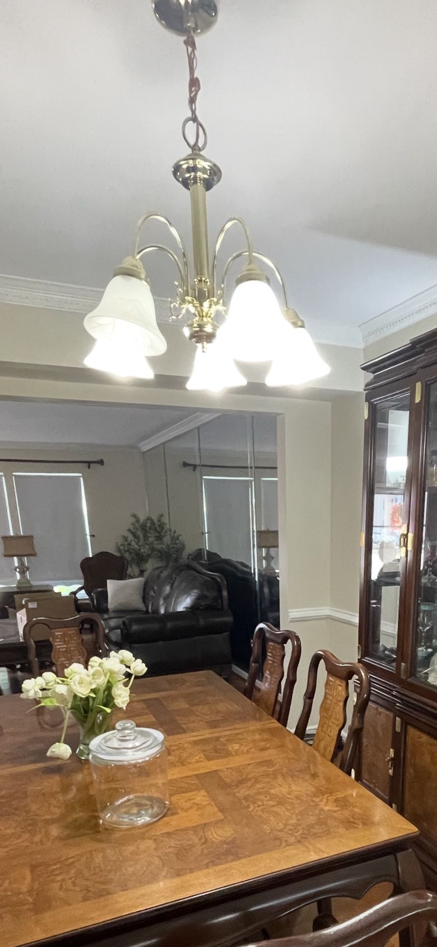 Chandelier With Matching Wall Sconces