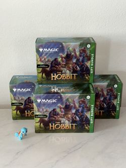 New Sealed - 4x Magic: The Gathering The Hobbit Gift Bundle Box