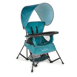 Baby Delight Go With Me Venture Portable Chair | Indoor And Outdoor | Sun Canopy | 3 Child Growth Stages | Teal