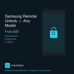 Samsung Phone Unlock — Remote Service