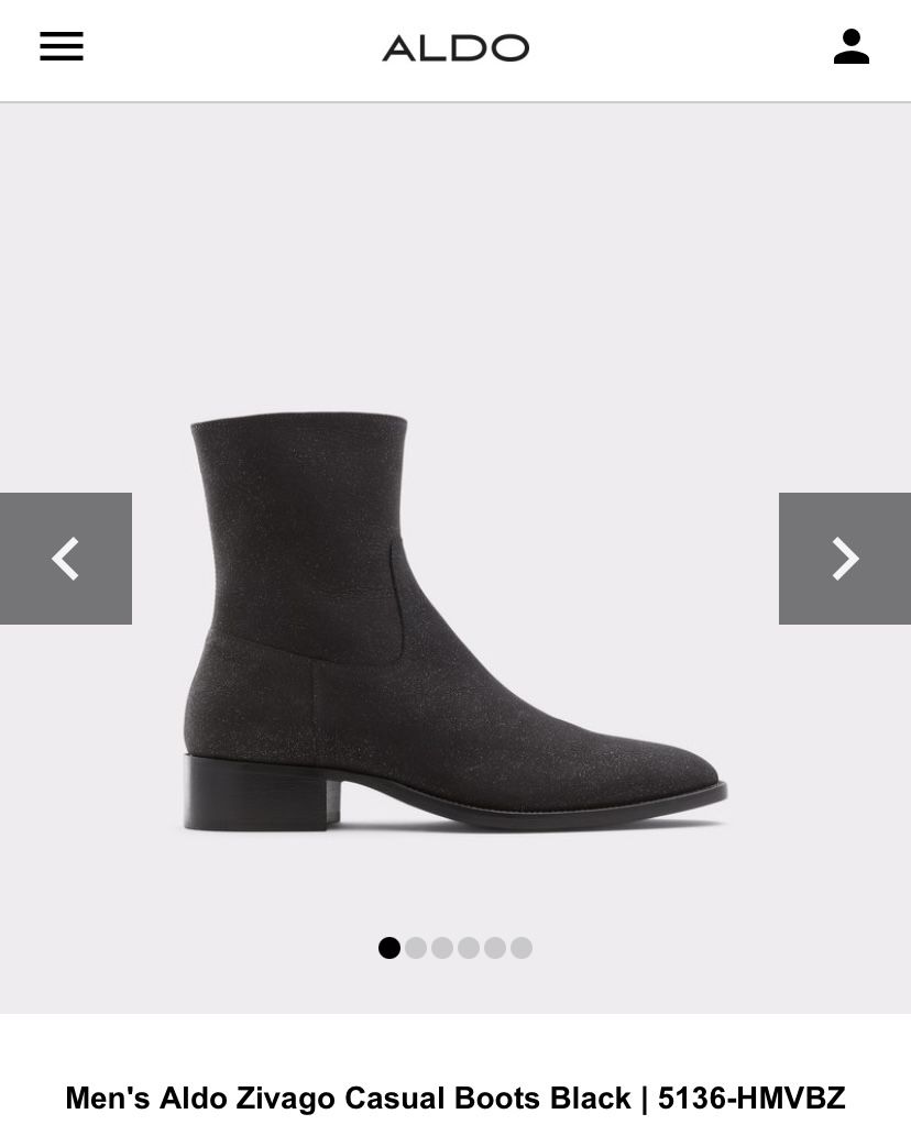 Aldo Men’s Black Boot