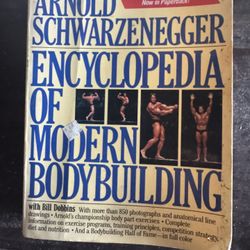 Huge Arnold Schwarzenegger Weight Lifting Book