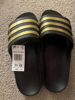 Adidas Slides (Gold)