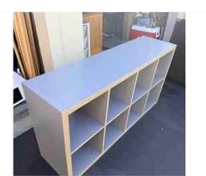 Gray 8-Cube Storage Organizer