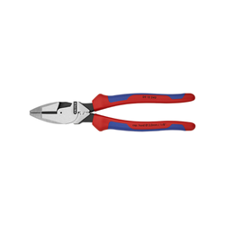 9 1/2" High Leverage Lineman's Pliers New England with Fish Tape Puller and Crimper