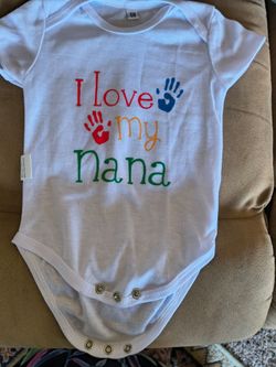 I Love My Nana Baby Onesie