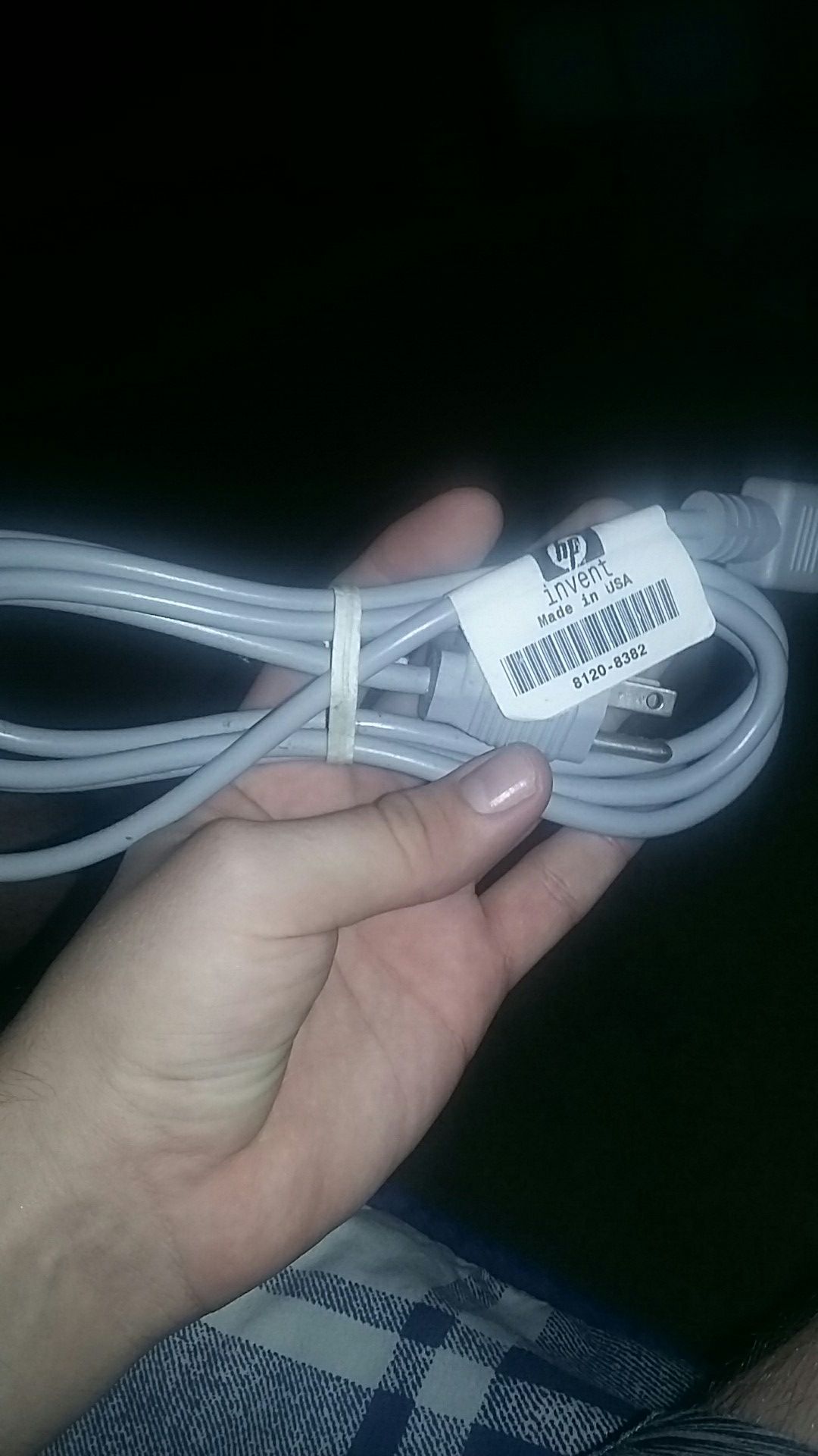 Hp invent power cord 8120-8382