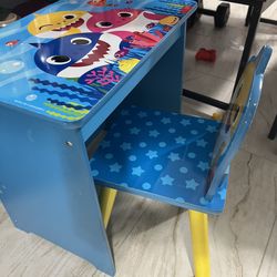 Baby Shark Table And Chair 