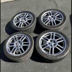 4 — 215/45r17 5x100 5x3.94 Stock Scion TC Celica 86 Frs BrZ Impreza Matrix Wheels Rims Tires!