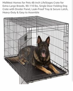 XL dog crate
