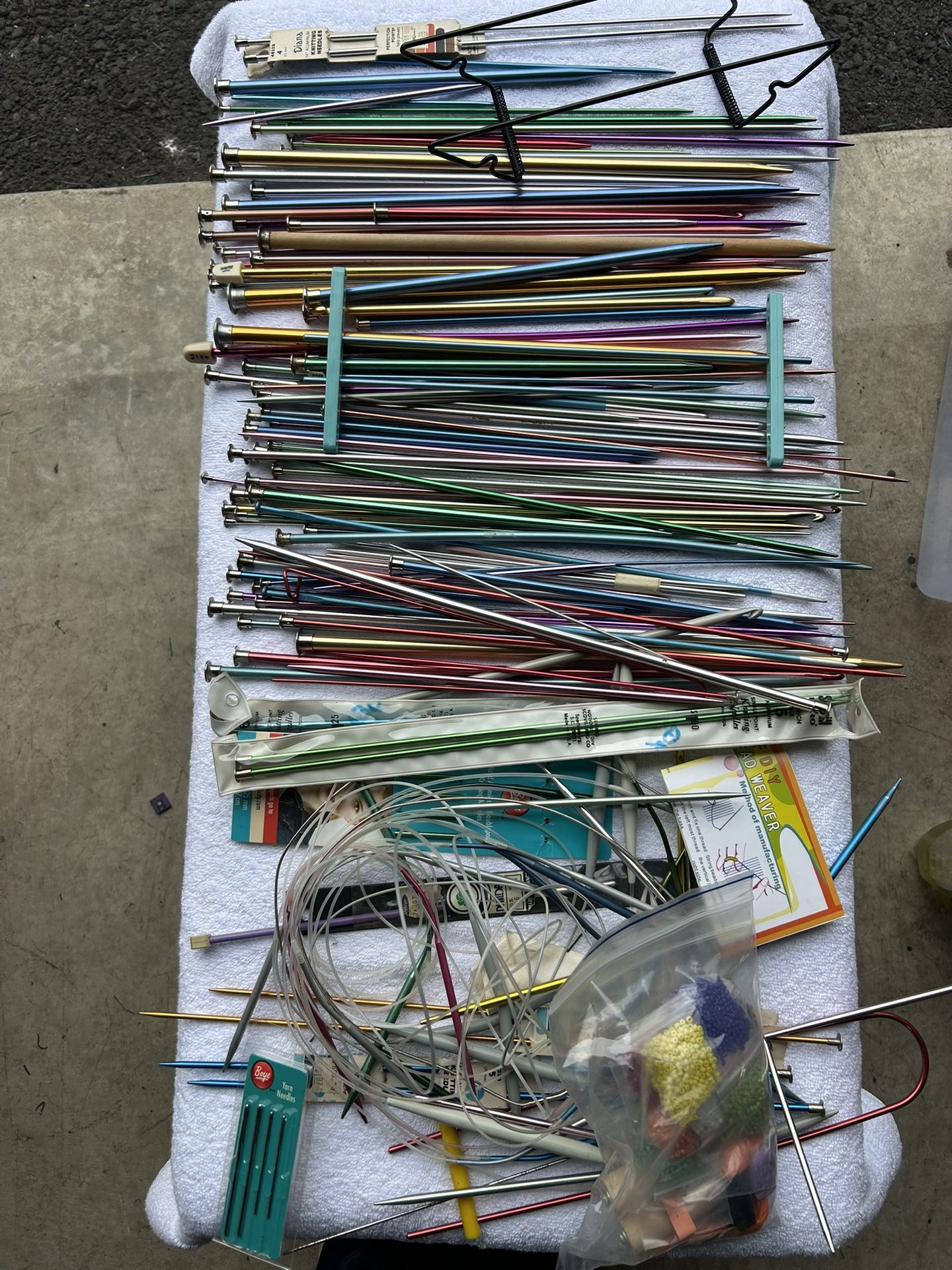 Mixed lot new and used Knitting Needles (Some Vintage 60's and 70's) SO MANY!!!