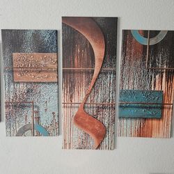Abstract wall art canvas