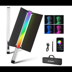 NEEWER CL124 RGB Handheld LED Light Wand 360° Full Color 16W 2(contact info removed)0K CRI97+