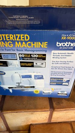 🧵Brother XR-9000 Computerized Sewing & Quilting Machine – Complete in Box – $180