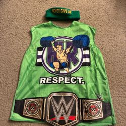 WWE John Cena Kids Costume Shirt and Headband