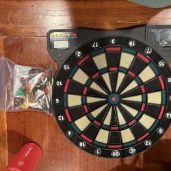 Electronic Dart Board And Darts