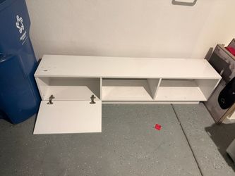 Tv stand/ media console shelf for storage