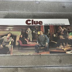 Vintage Clue Board Game Parker Brothers Factory Sealed 1972 Detective Game