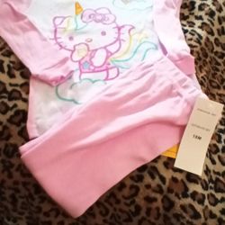 Girls HELLO KITTY PAJAMAS (2-PIECE)