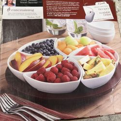 Lazy Susan Swirl Server