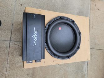 Subwoofer 15 audiopipe amplificador skar Audio $400