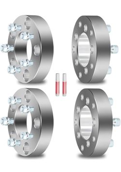 SCITOO 4X 1.5 inch 5 lug Wheel Spacers Adapters 5x5.5 to 5x4.5 5x139.7mm to 5x114.3mm Compatible with F100 E100 Econoline Wheel Spacers for Ramcharger