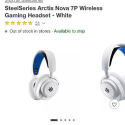 Brand New Multi System Headset And Nintendo Switch Split Pad 